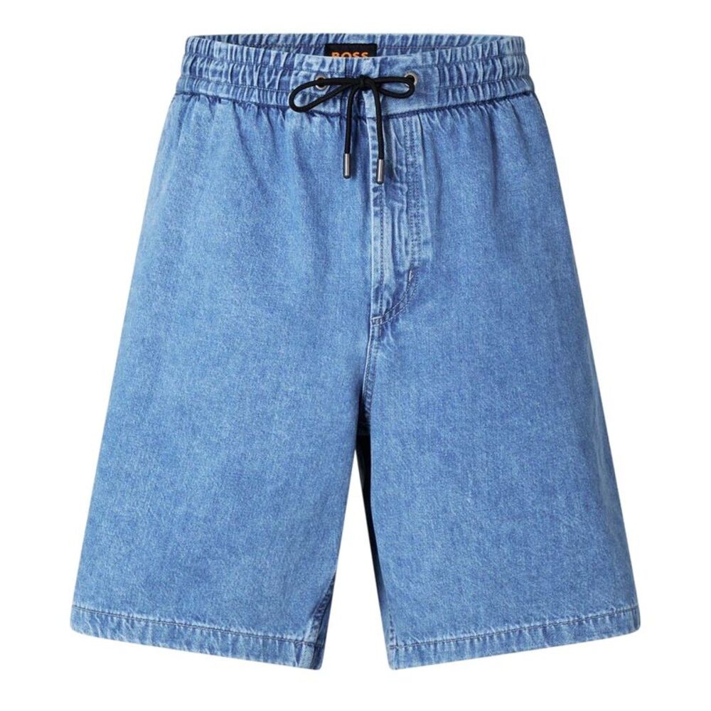 Boss Mens Denim Shorts / Bright Blue